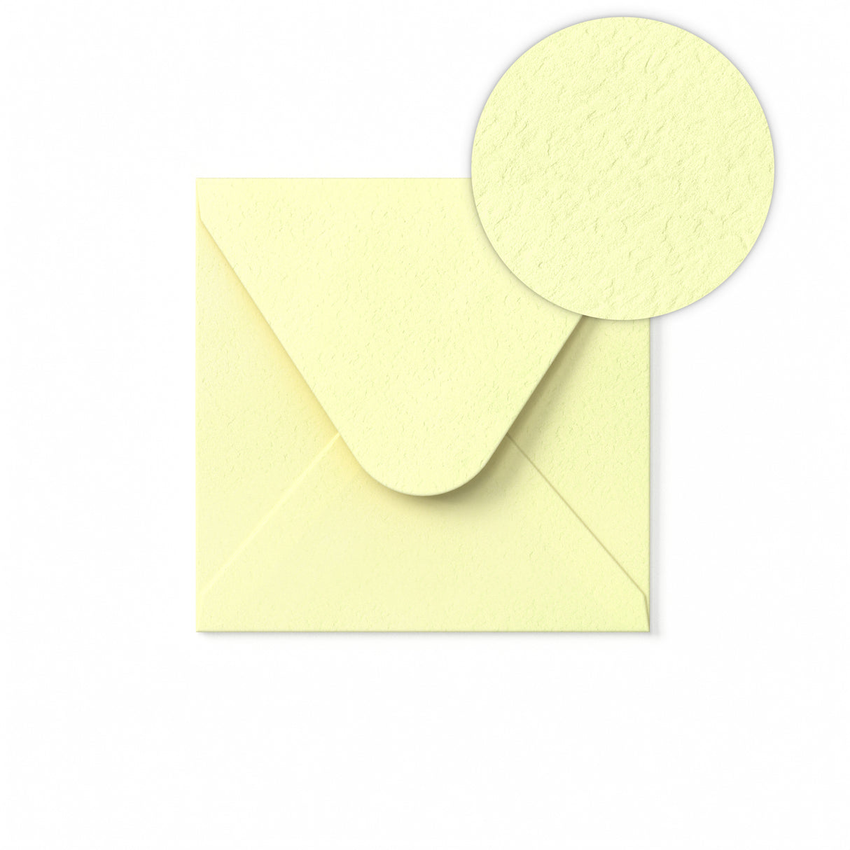 Slonokoščena kuverta s kladnim vzorcem 110 x 110 mm