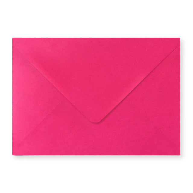 C5 Fuschia Pink Gummed V-Flap Greetings Envelope (162 x 229mm)