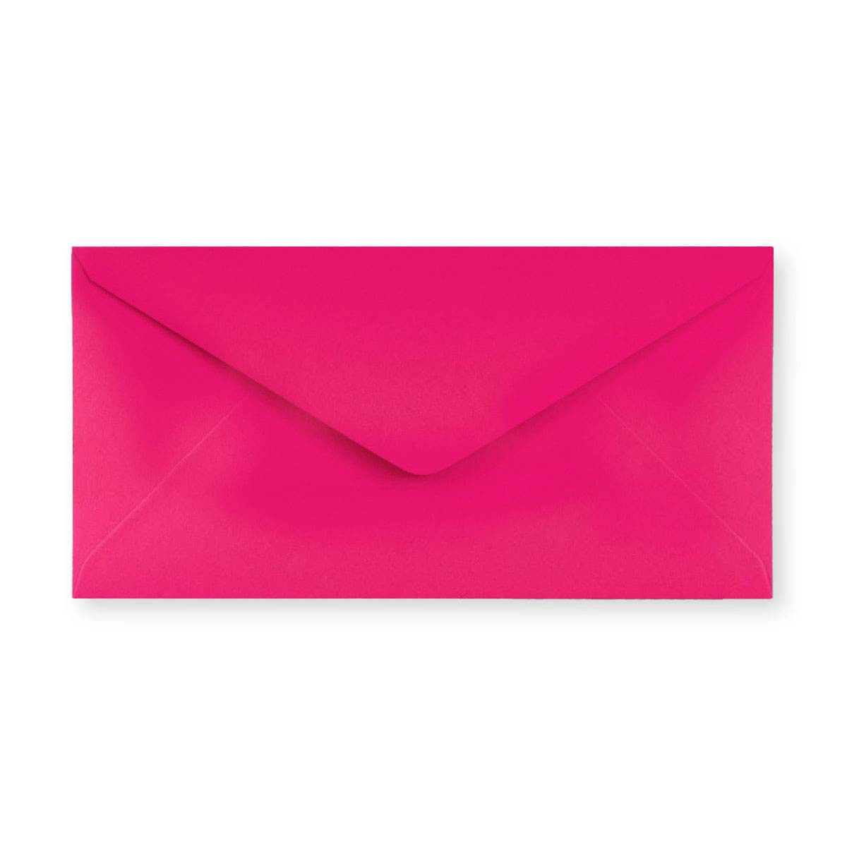 110x220mm DL FUSCHIA PINK WALLET GUMMED PLAIN 100GSM