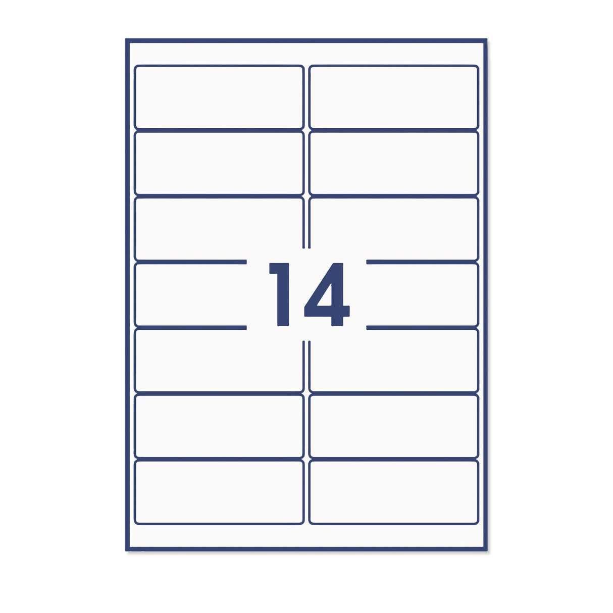 Pravokotne samolepilne etikete