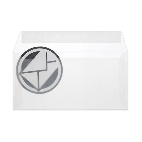 Translucent Envelopes Clear 110 x 220 mm (DL)