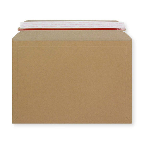 Manila Brown Peel & Seal Rigid Board Mailers Envelope (234 x 334mm)