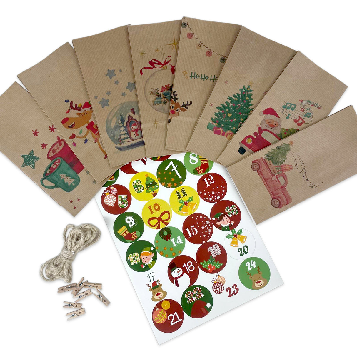 Komplet adventnega koledarja