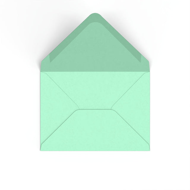 Jade Green British Made Gummed V-Flap Envelope (133 x 184mm)