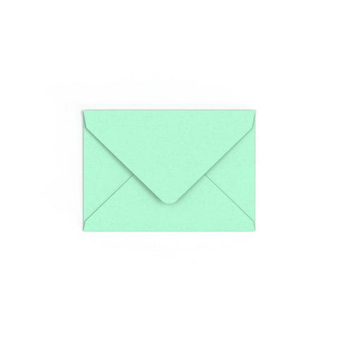 C6 Jade Green British Made Gummed V-Flap Envelope (114 x 162mm)