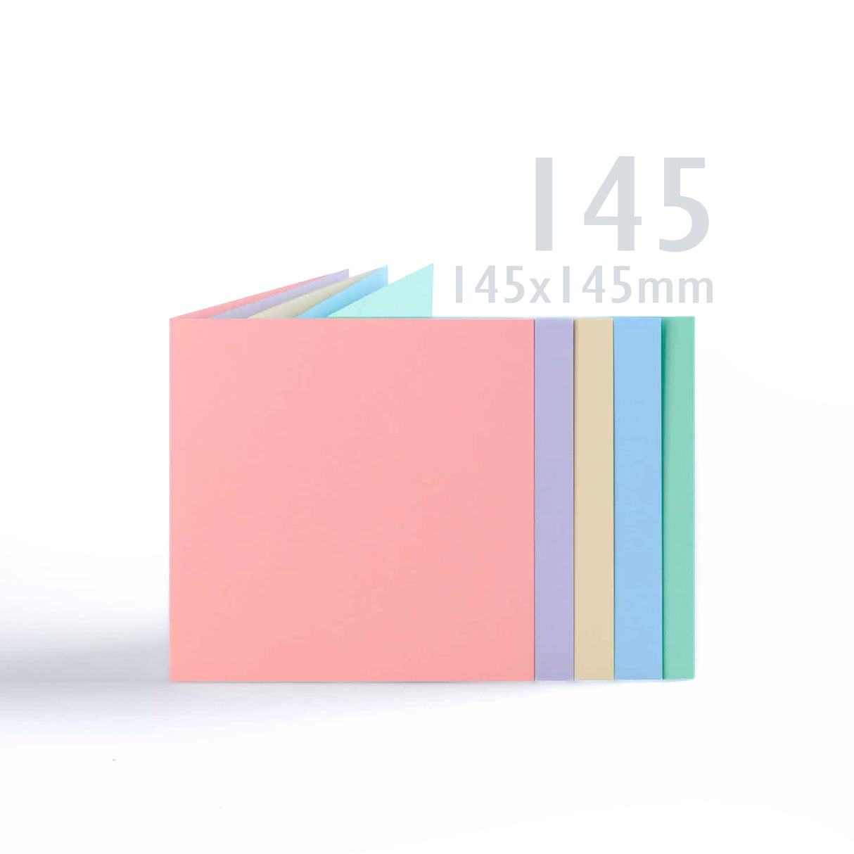Mešanica pastelnih kartic 225 g/m² in kuverte 100 g/m²