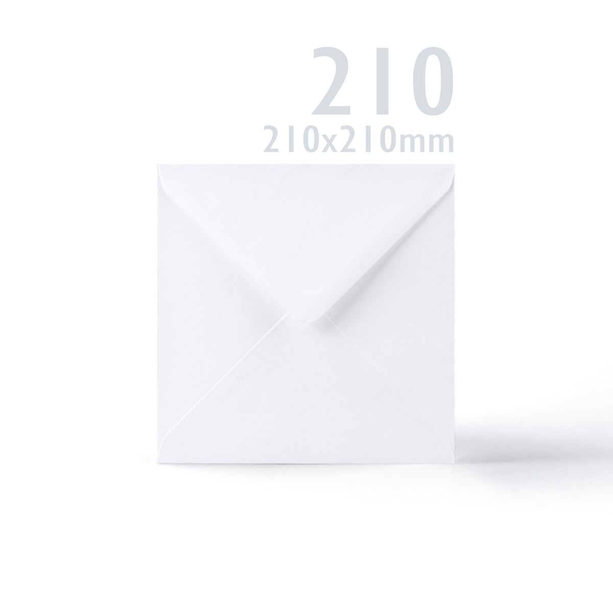 Kartice 300 g/m² in ovojnice 100g/m² iz gladkega belega papirja – pakiranje