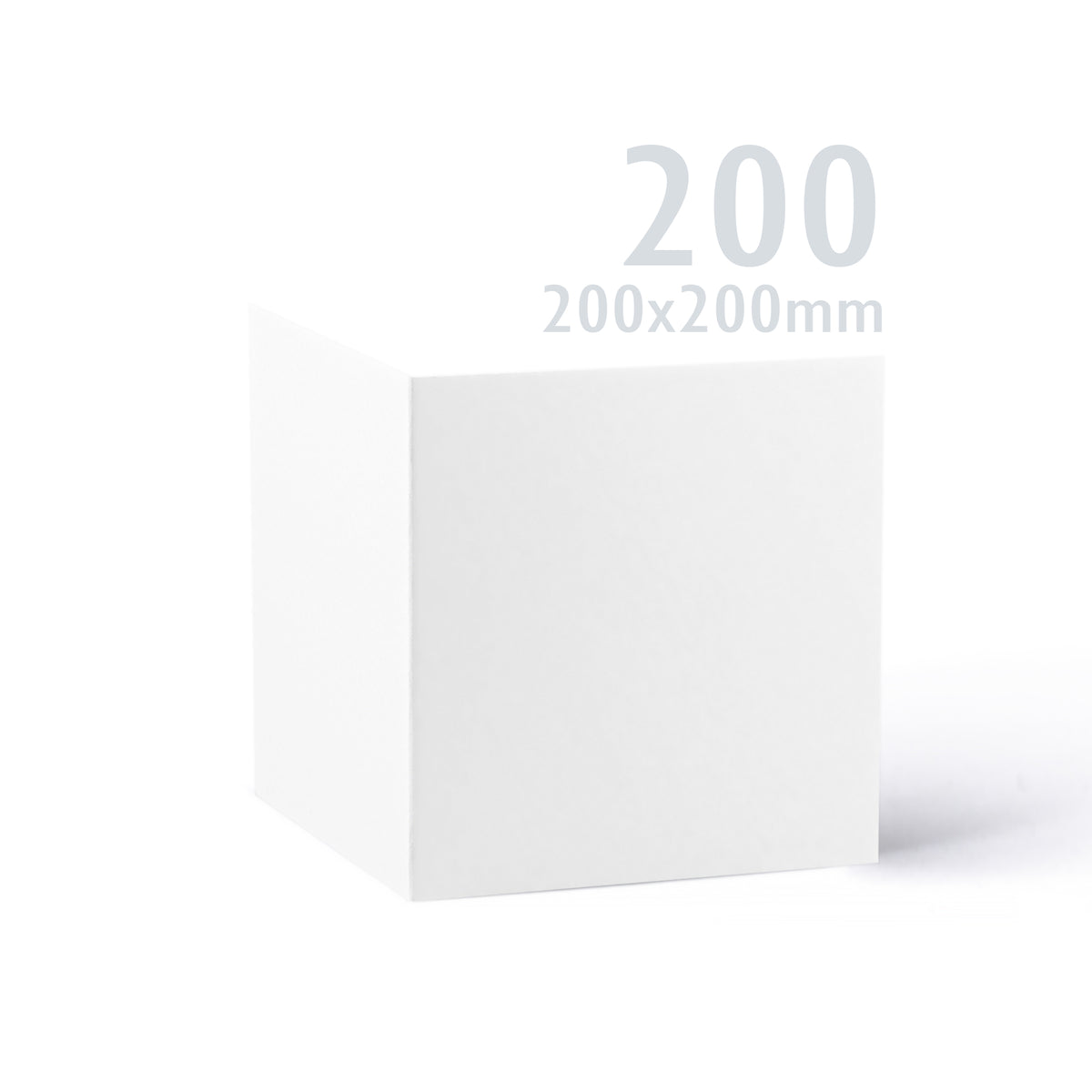 Kartice 300 g/m² in ovojnice 100g/m² iz gladkega belega papirja – pakiranje