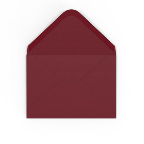 Burgundy envelopes Burgundy 114 x 162 mm (C6) Gummed