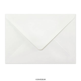162x229mm C5 Bela položena denarnica Gumirano Plain 100gsm kuverte