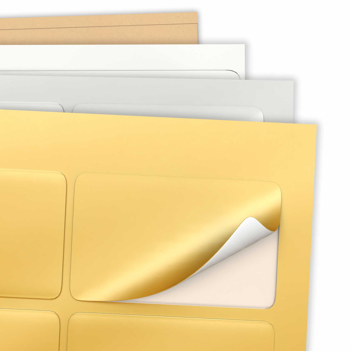 Pravokotne samolepilne etikete