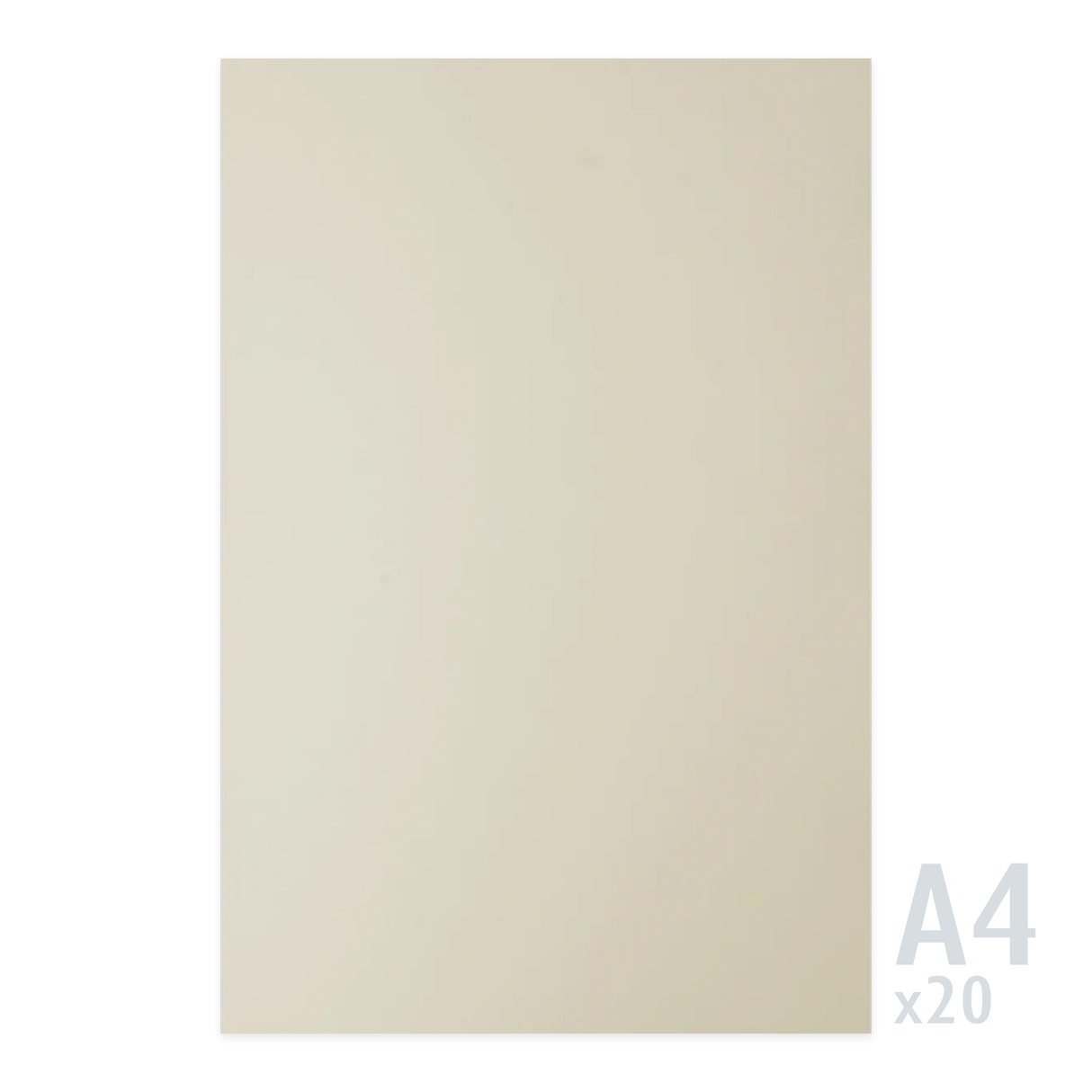Sirio Color kremni papir 140g/m² - 20 A4 listov