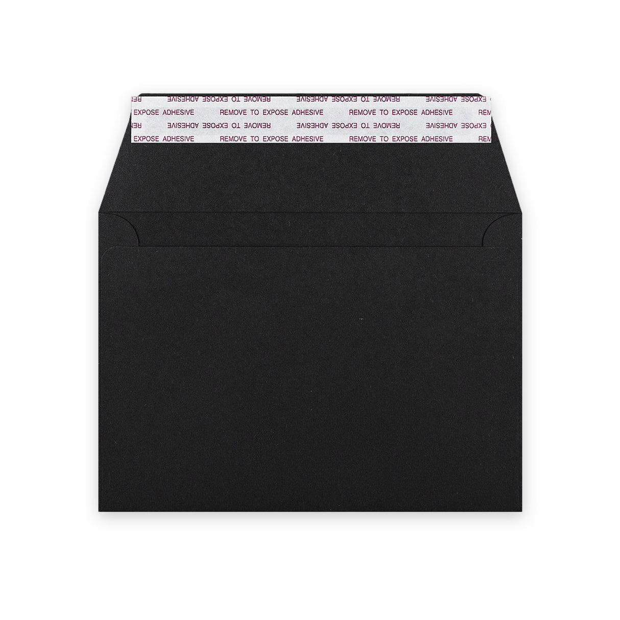 114x162mm C6 Črna denarnica poštna marka Lahka 180gsm ovojnice za luščenje in tesnjenje