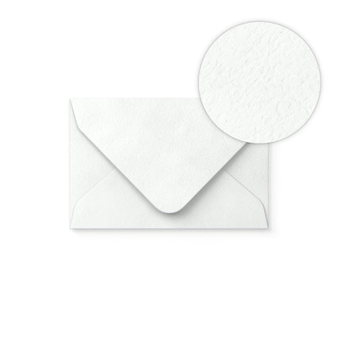 White Hammer Gummed V-Flap Envelope (62 x 94mm)