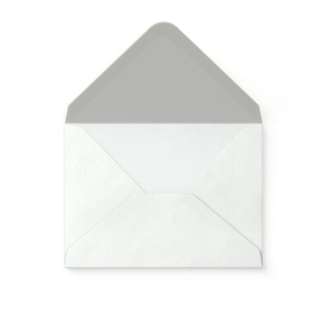 C7 White Hammer Gummed V-Flap Envelope (82 x 113mm)