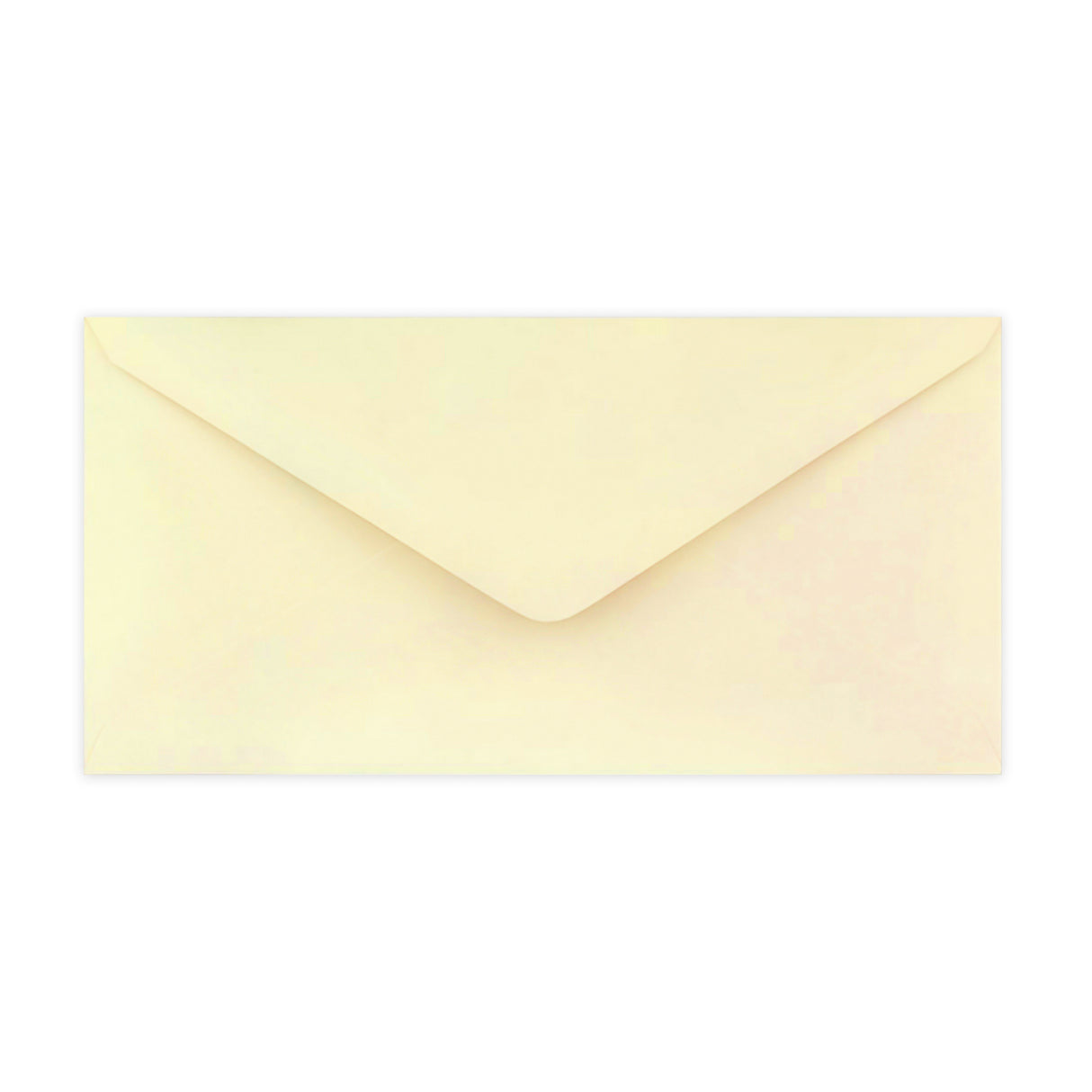 110x220mm DL Slonokoščena denarnica Gumirano Plain 100gsm kuverte