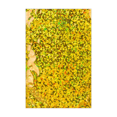 Holographic Finish Foil Bags Holographic Gold 324 x 229 mm (C4)