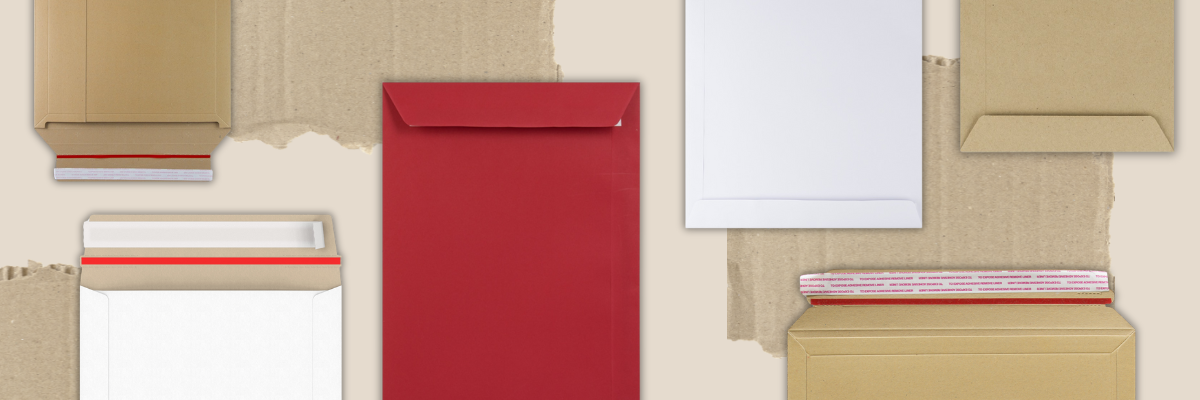 Kuverte z ravnimi zavihki