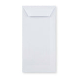 220x110mm DL White Pocket Gummed 90gsm Opaque Wove Envelopes