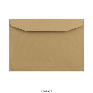 162x229mm C5 Manila denarnica gumirano navadna 80gsm tkane kuverte
