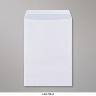 229x162mm C5 Bela žepna samotesnilna navadna 90gsm tkana ovojnica