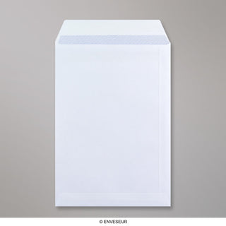 254x178mm (10x7) Bel žep 100gsm samotesnilne neprozorne ovojnice