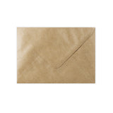 125x175mm Rjava rebrasta denarnica Gumirano Plain 100gsm tkane kuverte