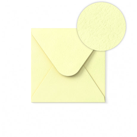 Slonokoščena kuverta s kladnim vzorcem 130 x 130 mm