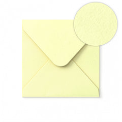 Slonokoščena kuverta s kladnim vzorcem 155x155 mm