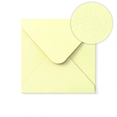 Slonokoščena kuverta s kladnim vzorcem 155x155 mm