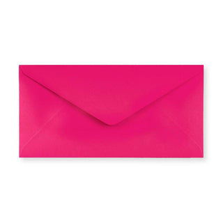 110x220mm DL FUSCHIA PINK WALLET GUMMED PLAIN 100GSM