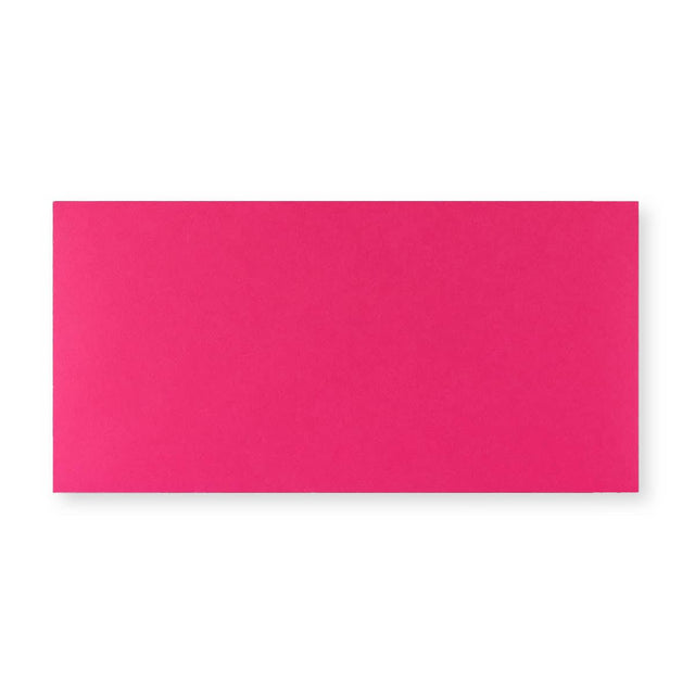 DL Fuschia Pink Gummed V-Flap Envelope (110 x 220mm)