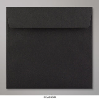 155x155mm črna kvadratna lupina in tesnilo 120gsm ovojnice