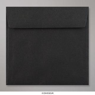 170x170mm črna kvadratna lupina in tesnilo 120gsm ovojnice