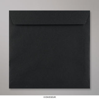 220x220mm črna kvadratna lupina in tesnilo 120gsm ovojnice