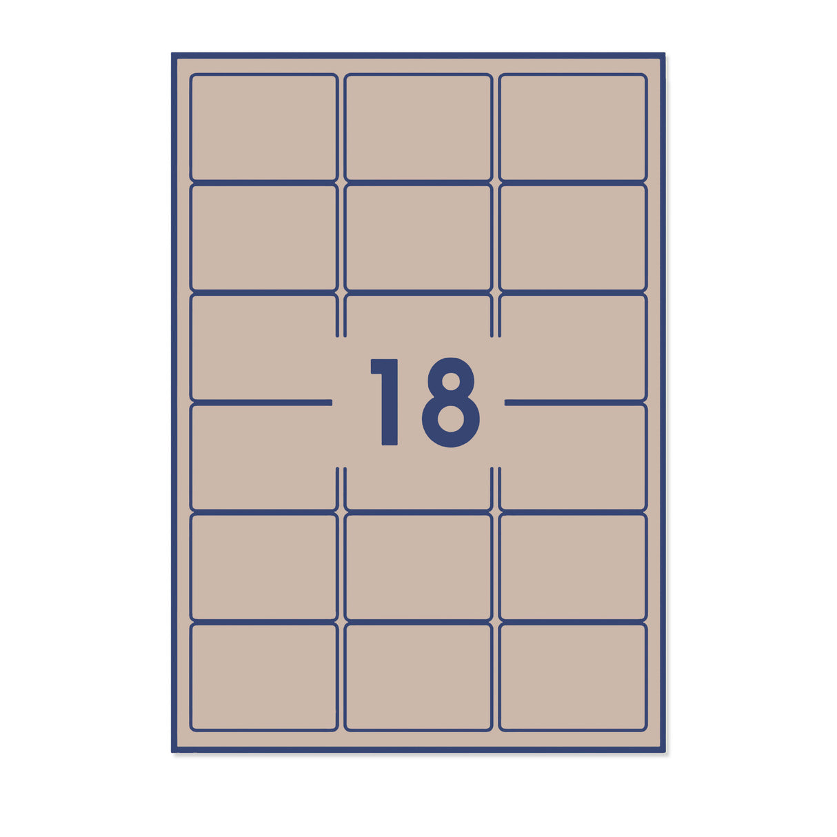 Pravokotne samolepilne etikete