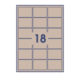 Pravokotne samolepilne etikete