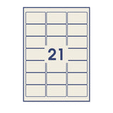 Pravokotne samolepilne etikete