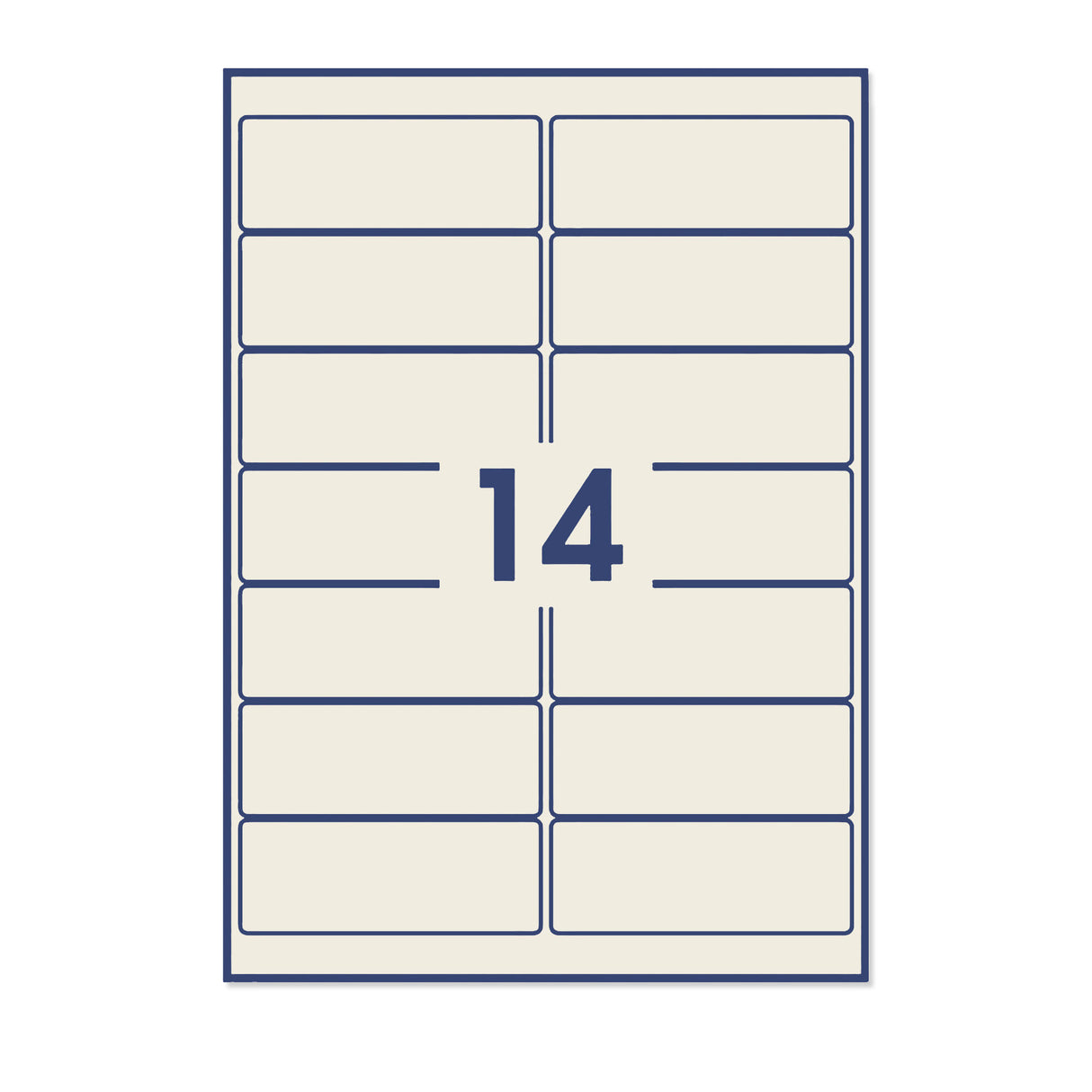 Pravokotne samolepilne etikete