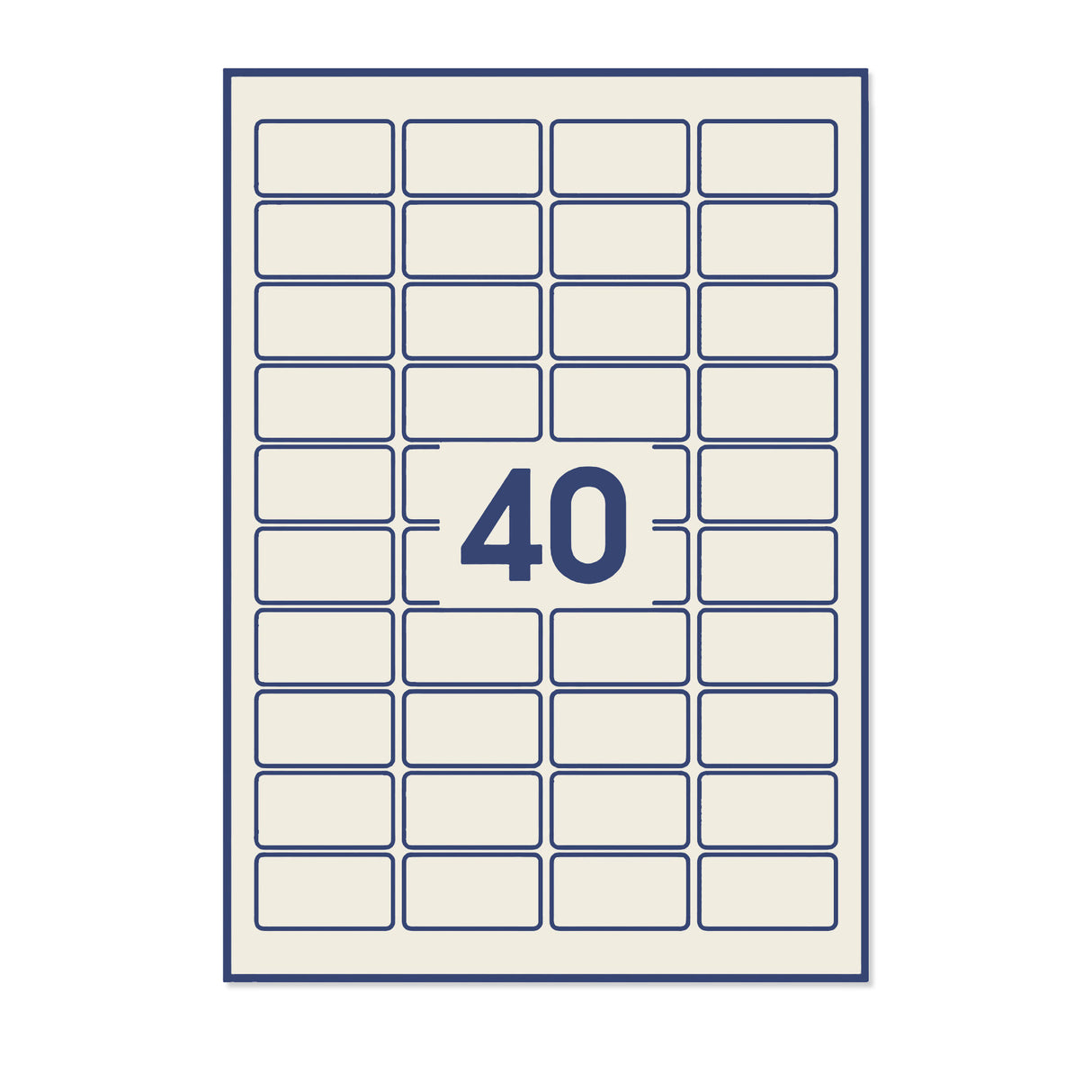 Pravokotne samolepilne etikete