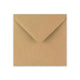 Kraft V-Flap Gummed Envelopes 110 Gsm Fleck 100 x 100 mm