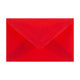 Translucent Envelopes Red 62 x 98 mm