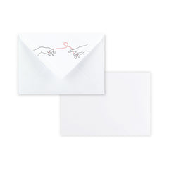 Wedding Envelopes (Destiny Design) White 114 x 162 mm (C6)