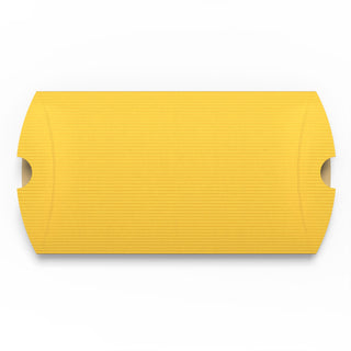 Corrugated Pillow Boxes Gold 229 x 162 mm (C5)