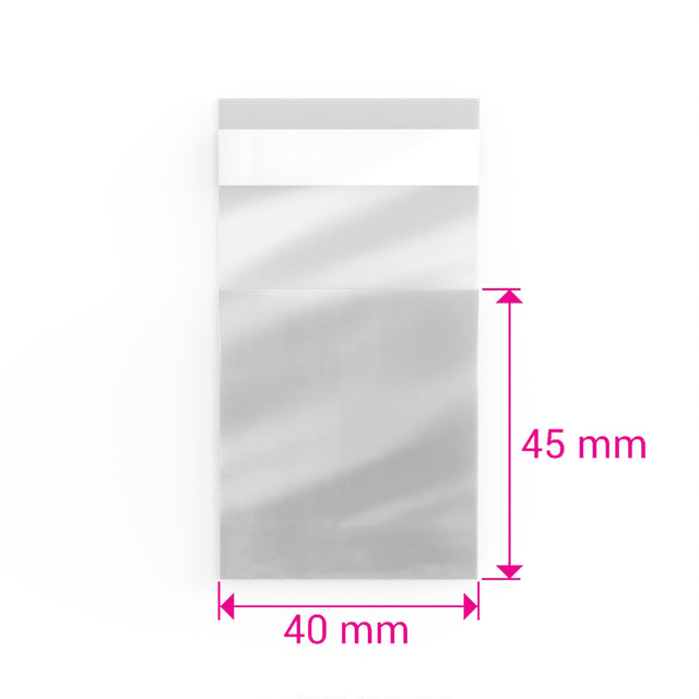 Cello Bags (Non-Header) Clear 45 x 40 mm