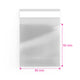 Cello Bags (Non-Header) Clear 90 x 85 mm