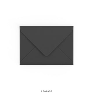 Črna kuverta 133x184 mm