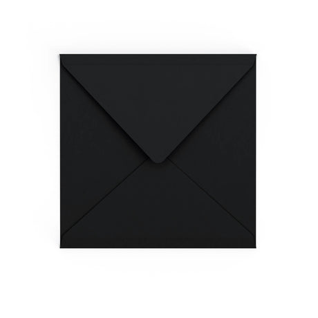 Črna kuverta 155x155 mm