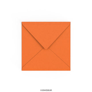 Plamensko oranžna kuverta 155x155 mm