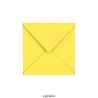 Sončnično rumena kuverta 155x155 mm